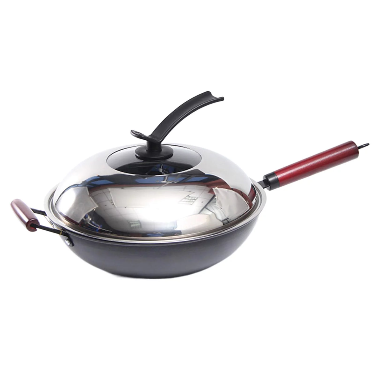 Coated Wok with Lid 30cm E47732