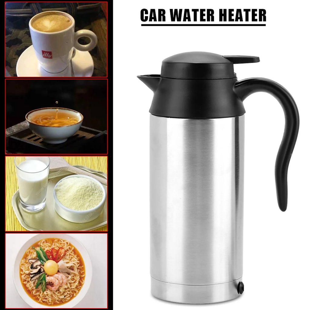 Portable 750ml 24V Car Kettle Water Heater Bottle W8085