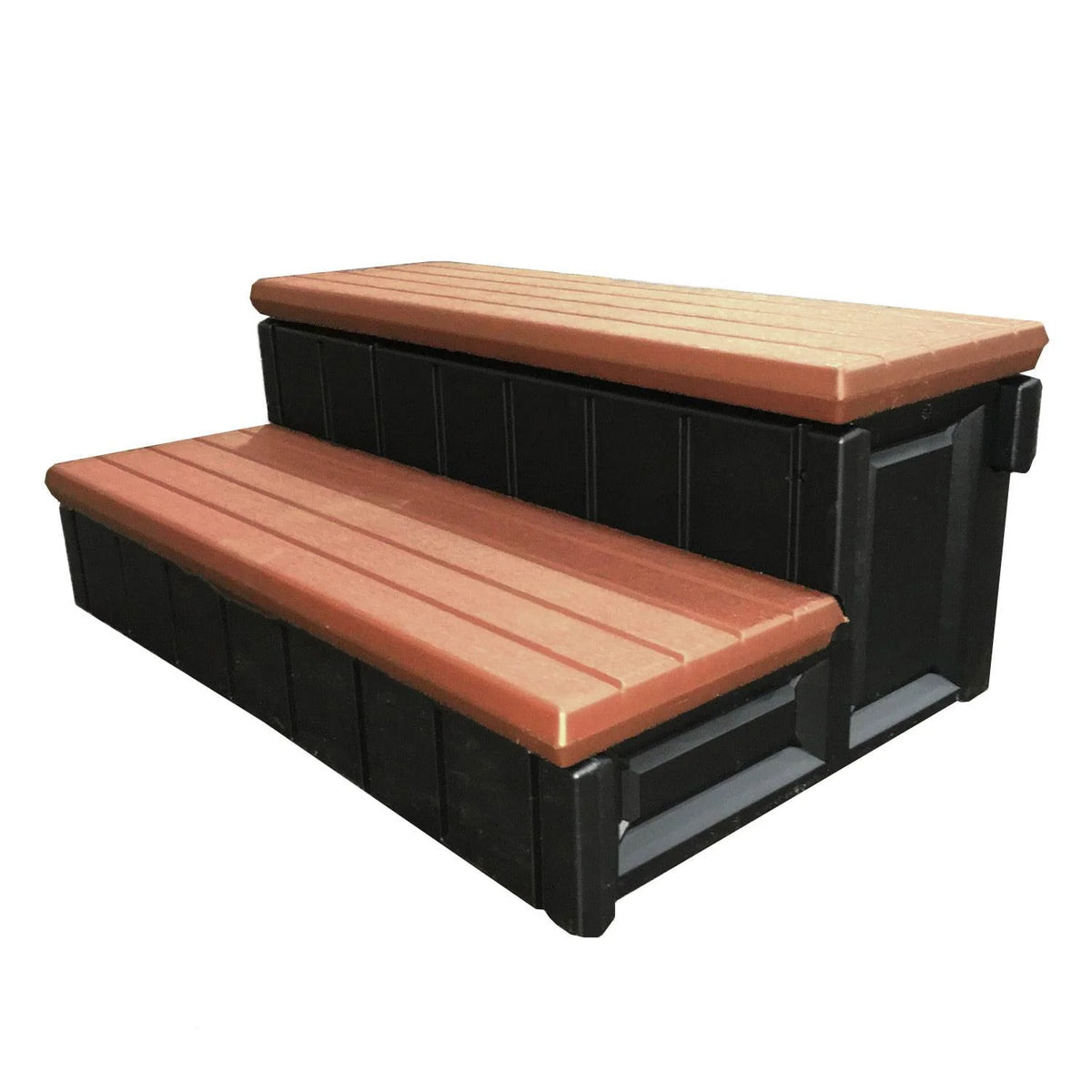 Redwood Outdoor Spa Steps E343