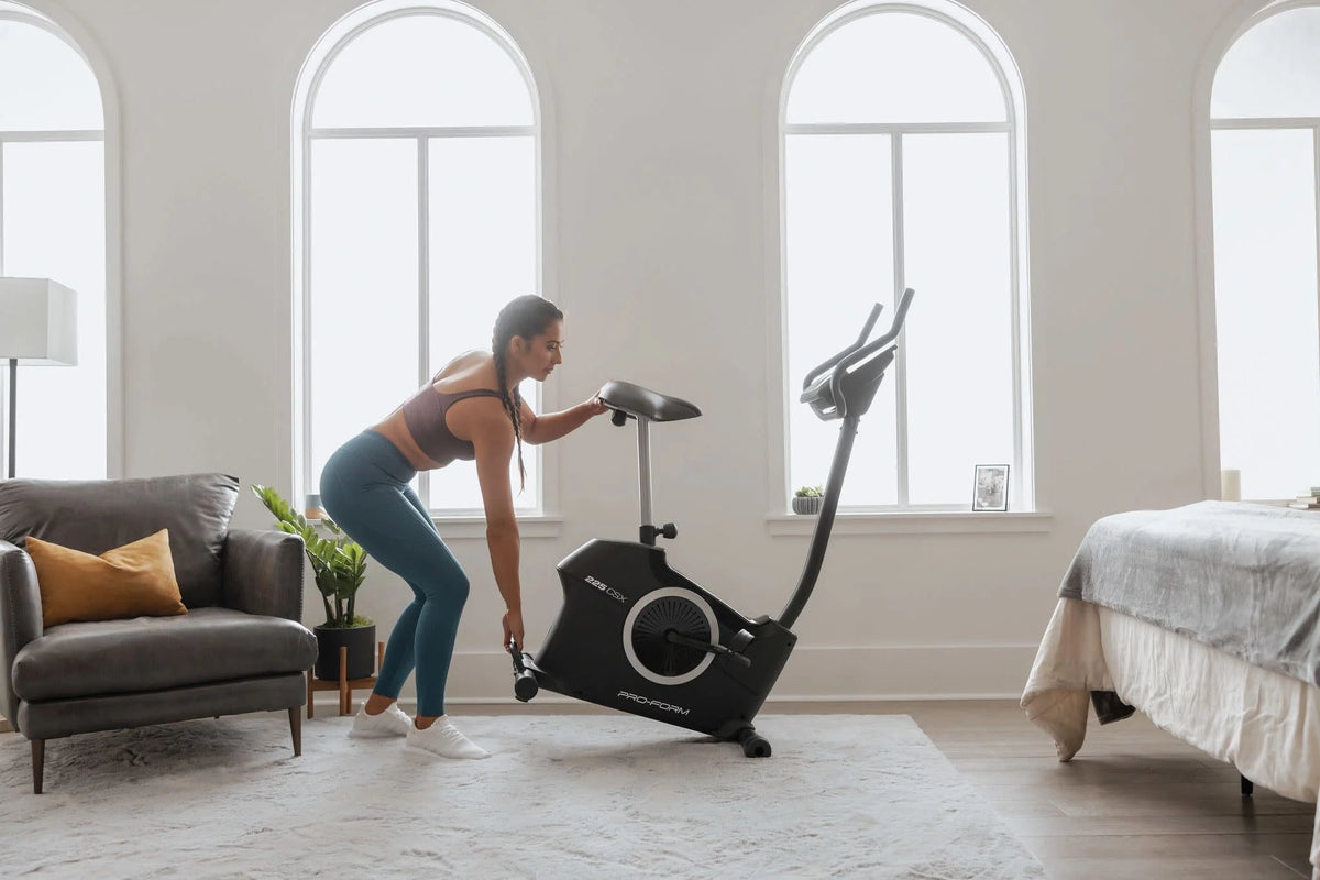 Recumbent Exercise Bike with Display and Tablet Holder K539655