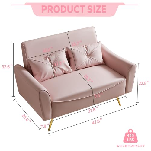Blue Velvet Loveseat Sofa N128