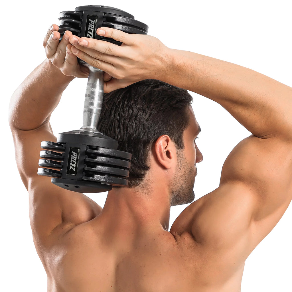 10-50 lb Adjustable Dumbbell, Black U675