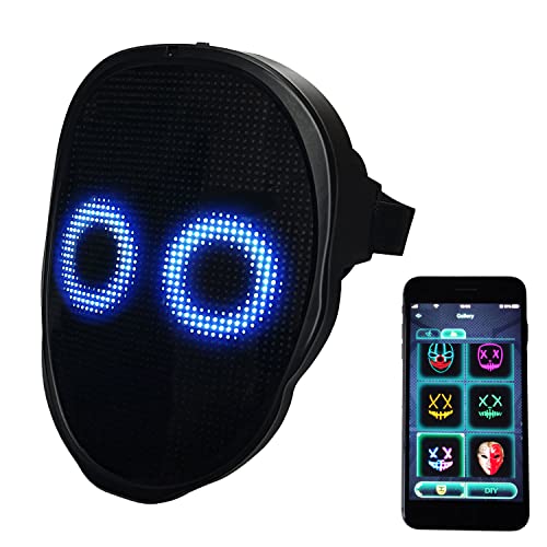 Led Mask with Rechargeable App Controlled Q8110