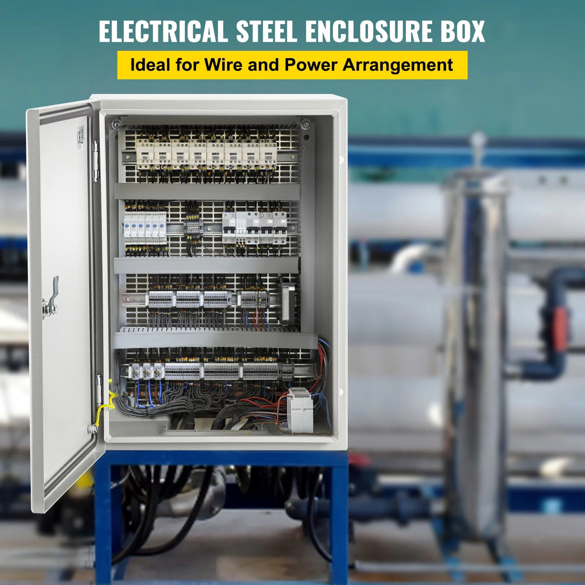 Steel Electrical Enclosure Box 16"x 12"x 6" IP65 K828351