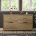 6 Drawer Wide Dresser Natural S32440