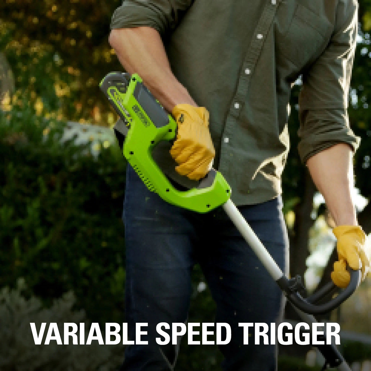 40V 12 String Trimmer with Battery & Charger W825