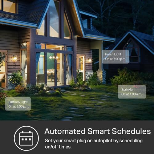 Outdoor Smart Plug with 2 Sockets, Black R9610