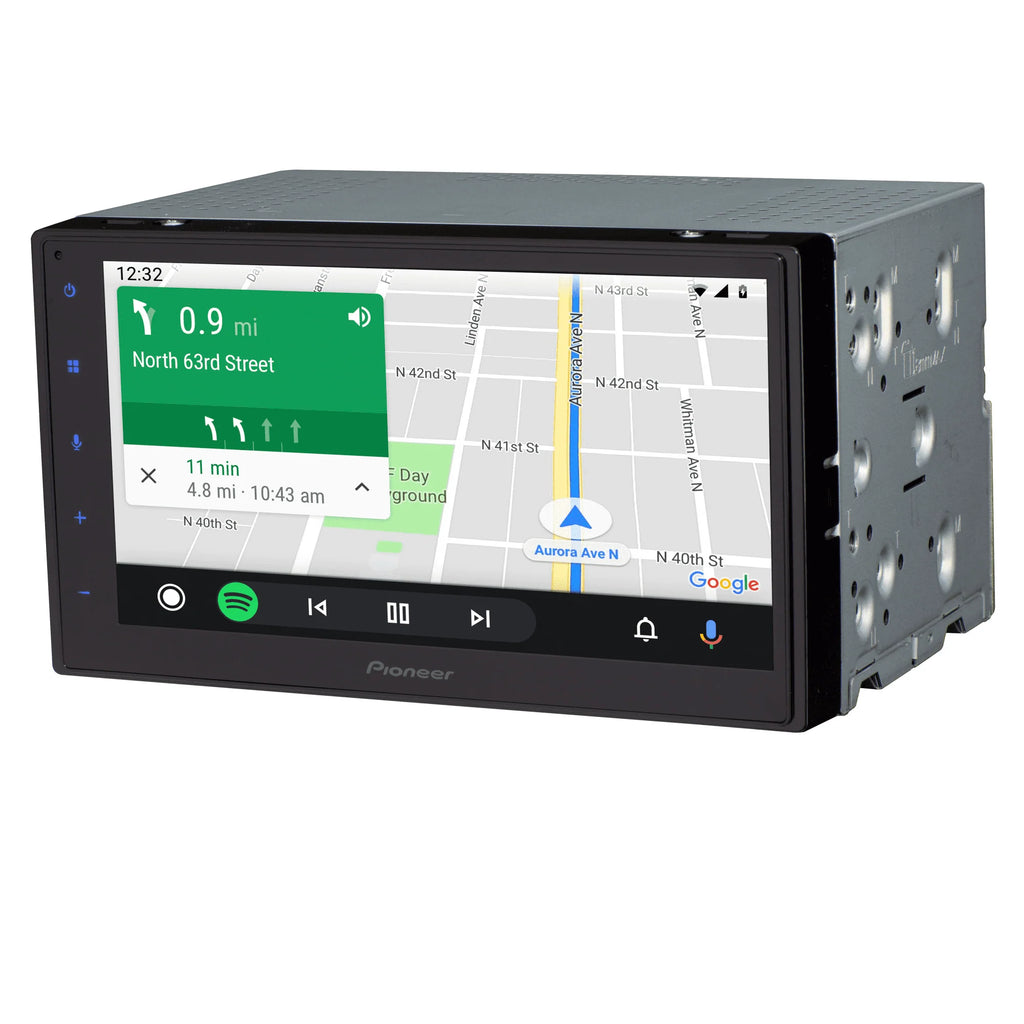 Double Din Digital Media Receiver with 6.8 Touchscreen and Bluetooth H511