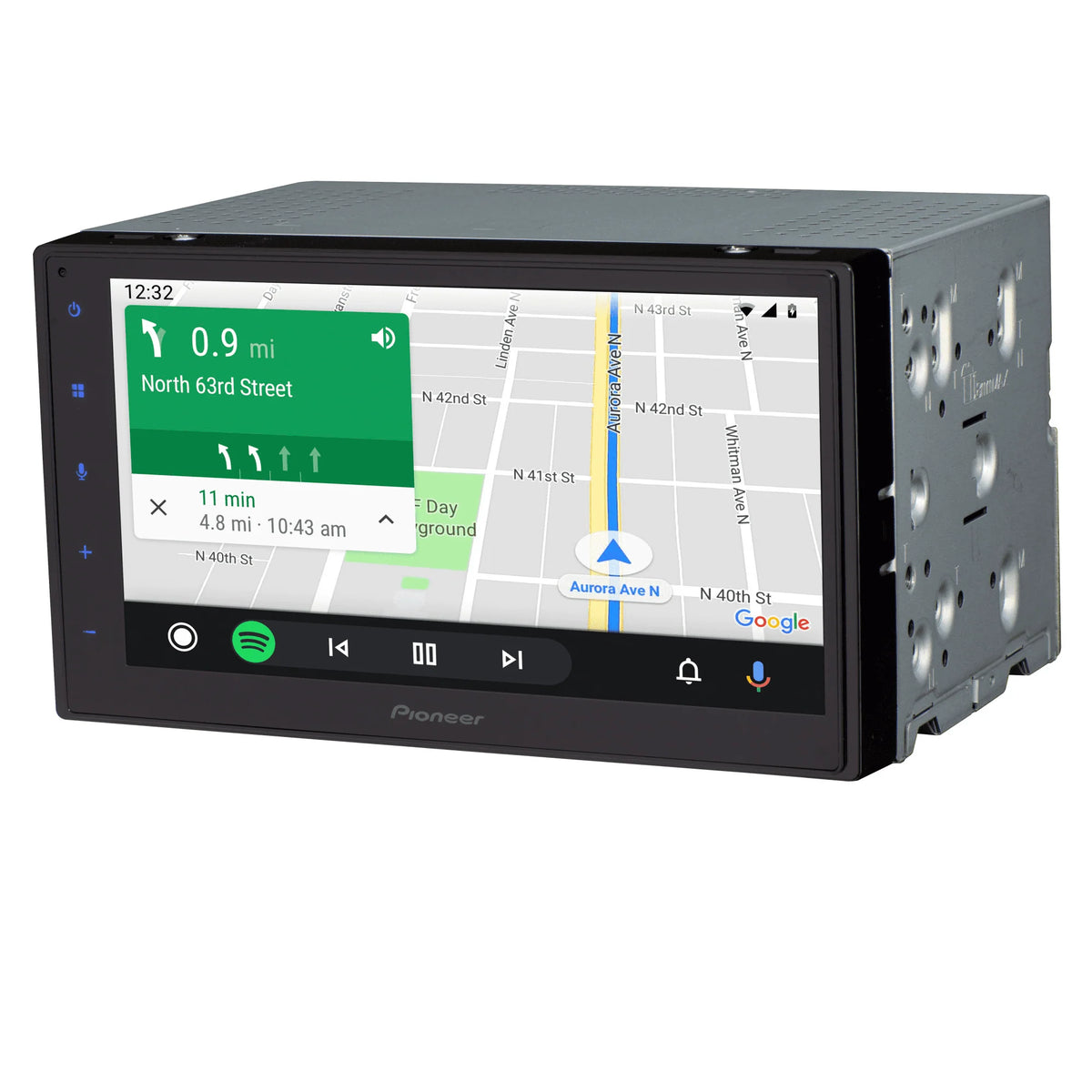 Double Din Digital Media Receiver with 6.8 Touchscreen and Bluetooth H511