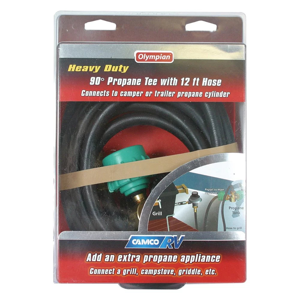 90-Degree Brass Propane Tee O277796