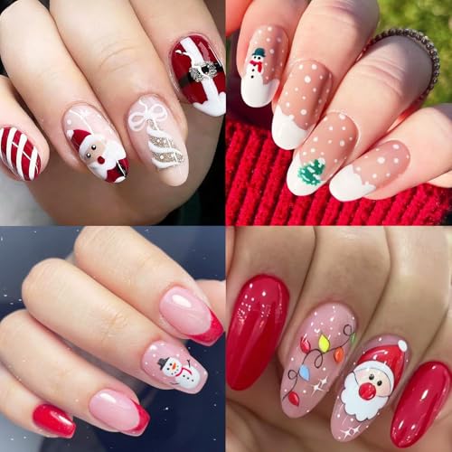 Varied Holiday Nail Art Stickers R4298