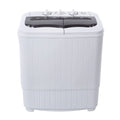 14.3LBS Semi-automatic Compact Twin Tub Washing Machine E101447