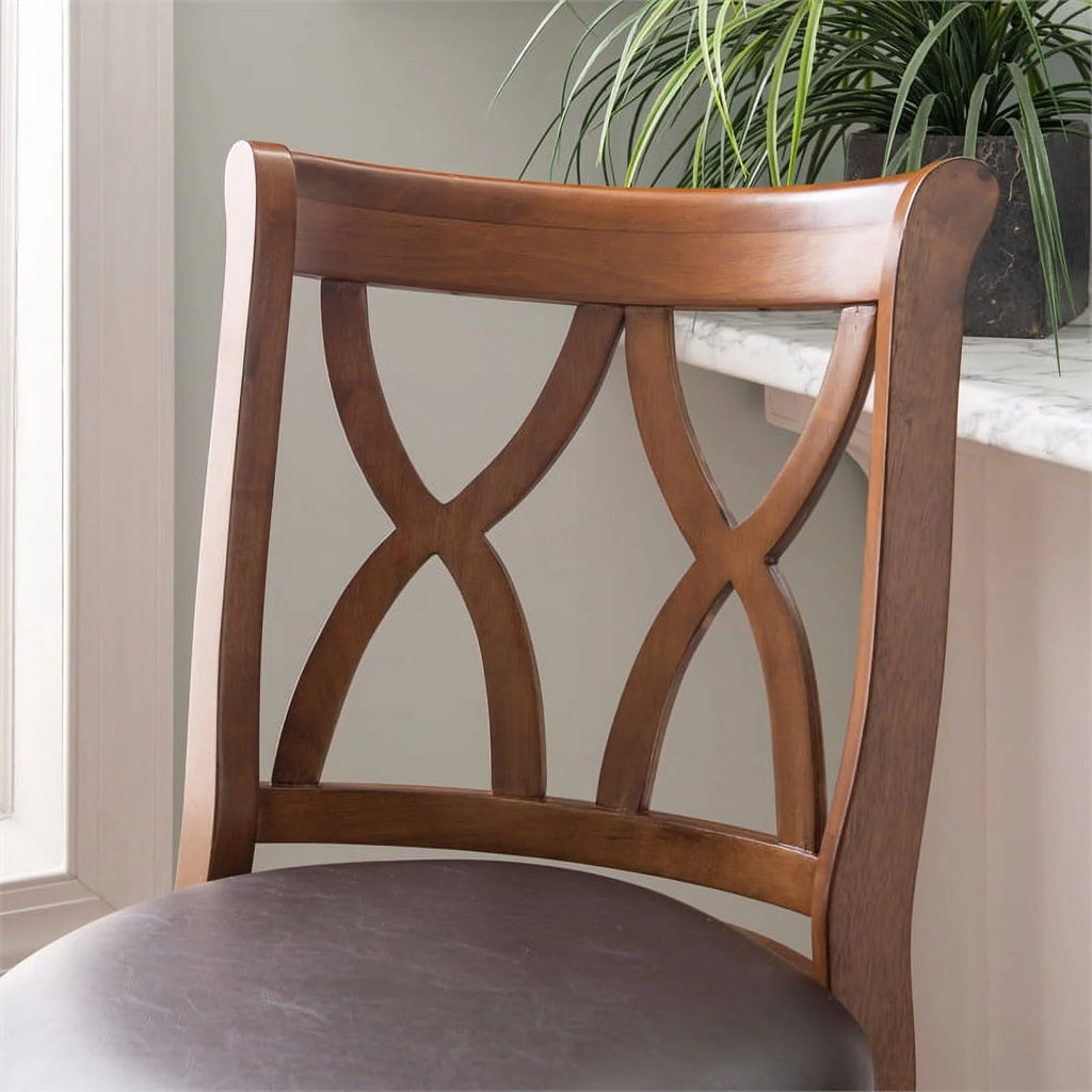 Traditional Wood Bar Stool W326