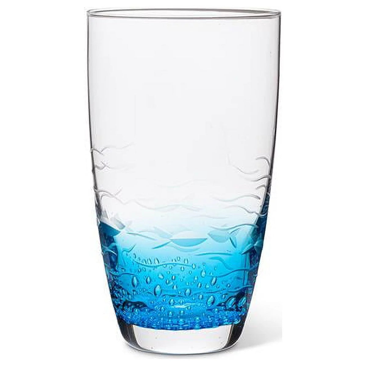 Blue Cut Glass High Ball L194369