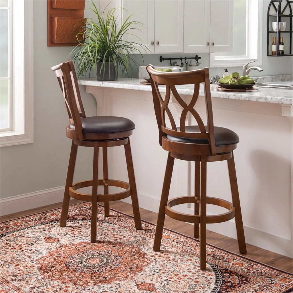 Traditional Wood Bar Stool W326