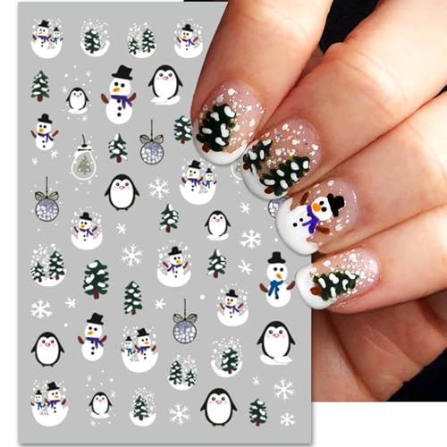 Varied Holiday Nail Art Stickers R4298