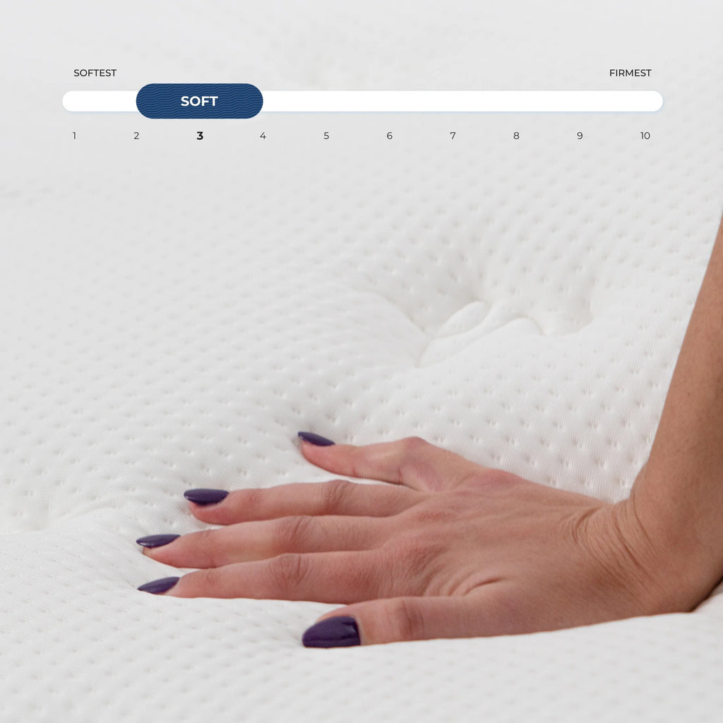 14" Plush Hybrid Queen Mattress with Cooling Cover A119491
