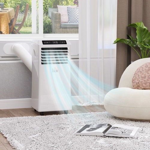 10000 BTU Portable Air Conditioner with Remote Control, White F376284