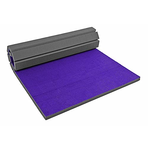 Rollout Gymnastics Mat with Grippy Gym Carpet Top D93352