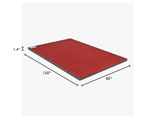 Rollout Gymnastics Mat with Grippy Gym Carpet Top D93352