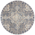 Blue 7'10 x 7'10 Rug C289