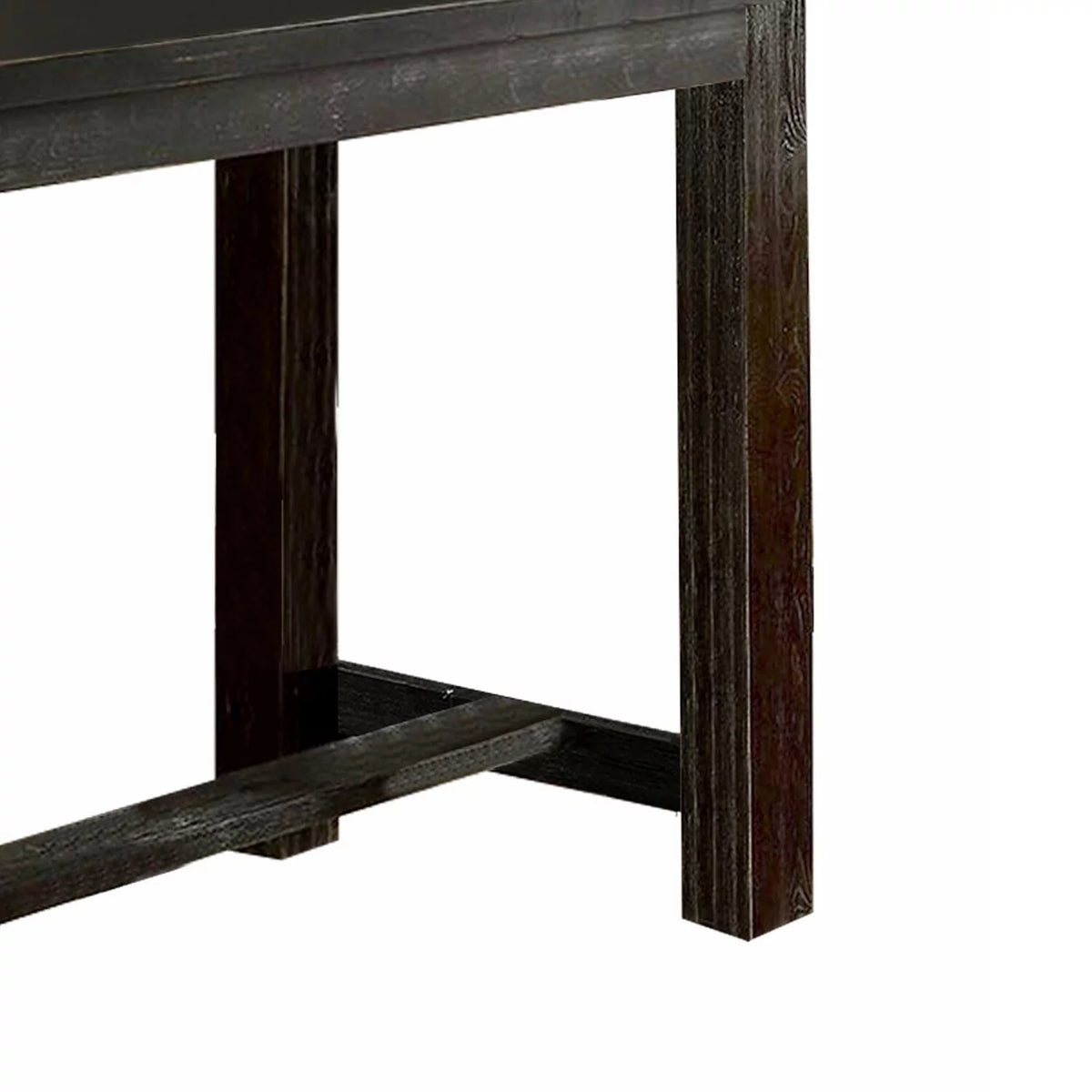 72 Inches Rectangular Dining Table with Block Legs E867315