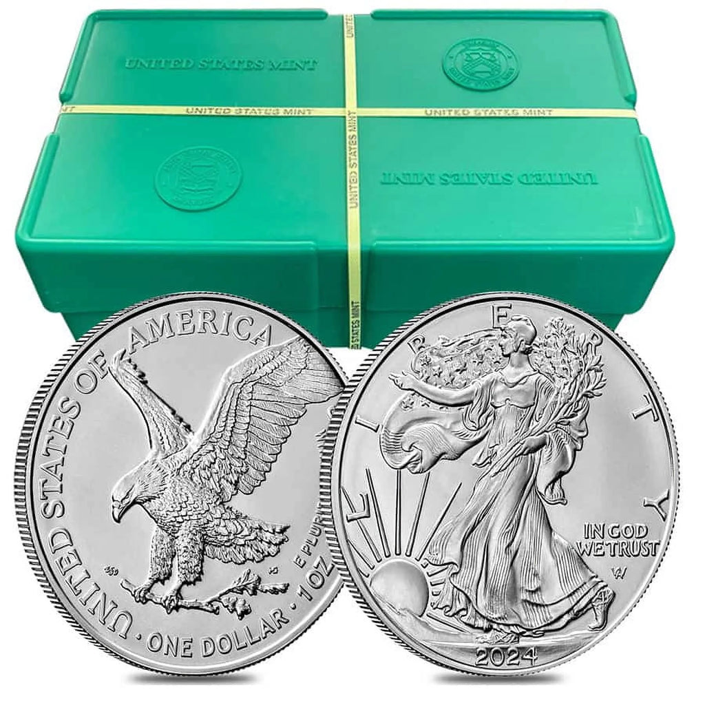 2024 1 oz Silver American Eagle $1 Coin BU T876631