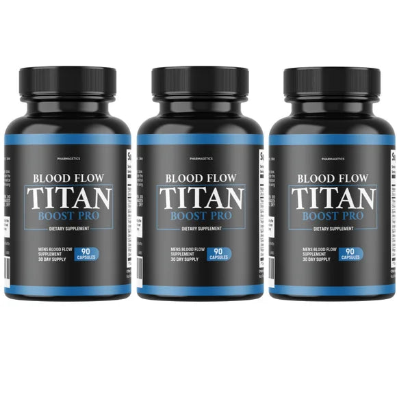 Blood Flow Supplement - 3 Bottles E7533