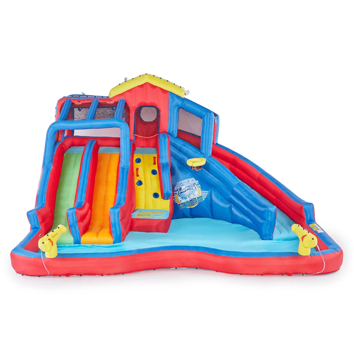 Inflatable Play Water Park with Slides and Water Cannons Q59926