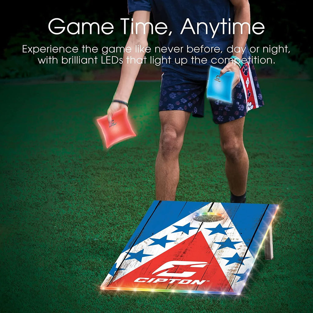 Light Up Cornhole Bags 4 Pack G57672