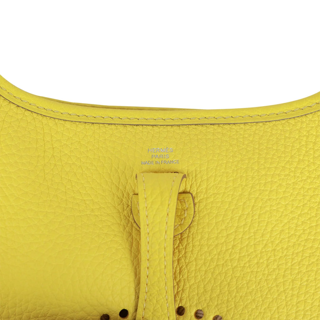 Lime Clemence Palladium Hardware Bag O211