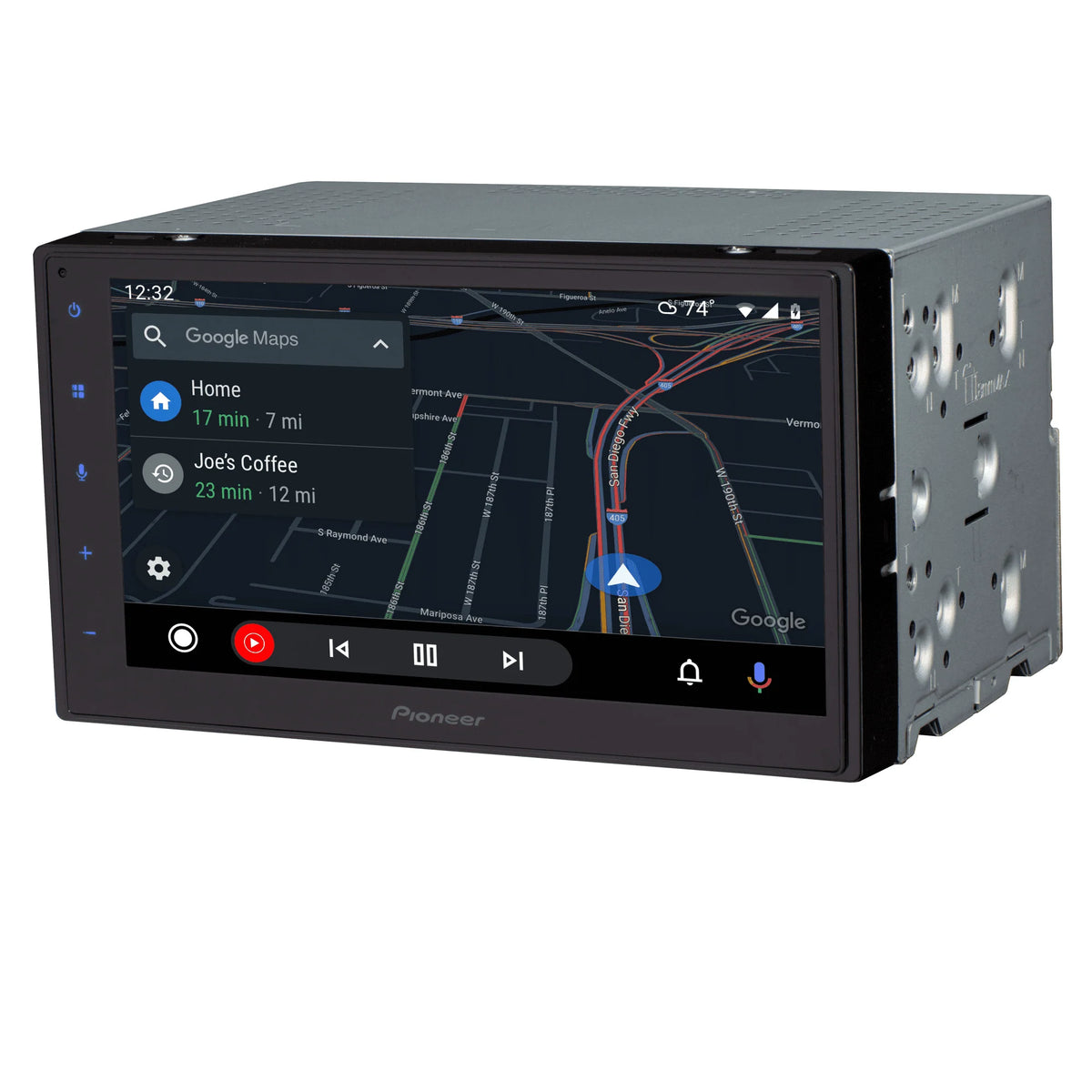Double Din Digital Media Receiver with 6.8 Touchscreen and Bluetooth H511