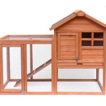 2-Story Wooden Rabbit Hutch G19549
