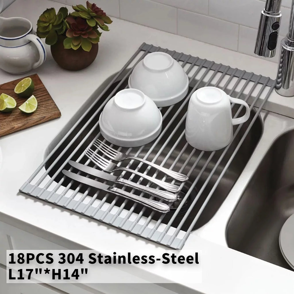 Roll Up Kitchen Sink Drying Rack O320