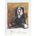 Brown Black Pink Art Print D694