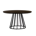 Round Wood & Metal Dining Table D6040