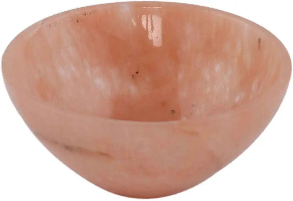 Handmade Carved Red Aventurine Stone Bowl E811809