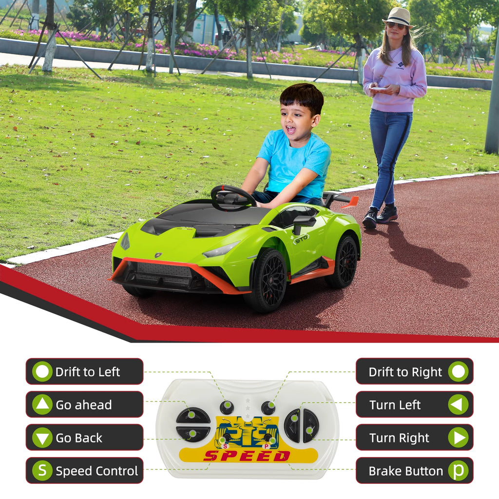 Gray 24V Kids Ride on Electric Car with Remote Control S782