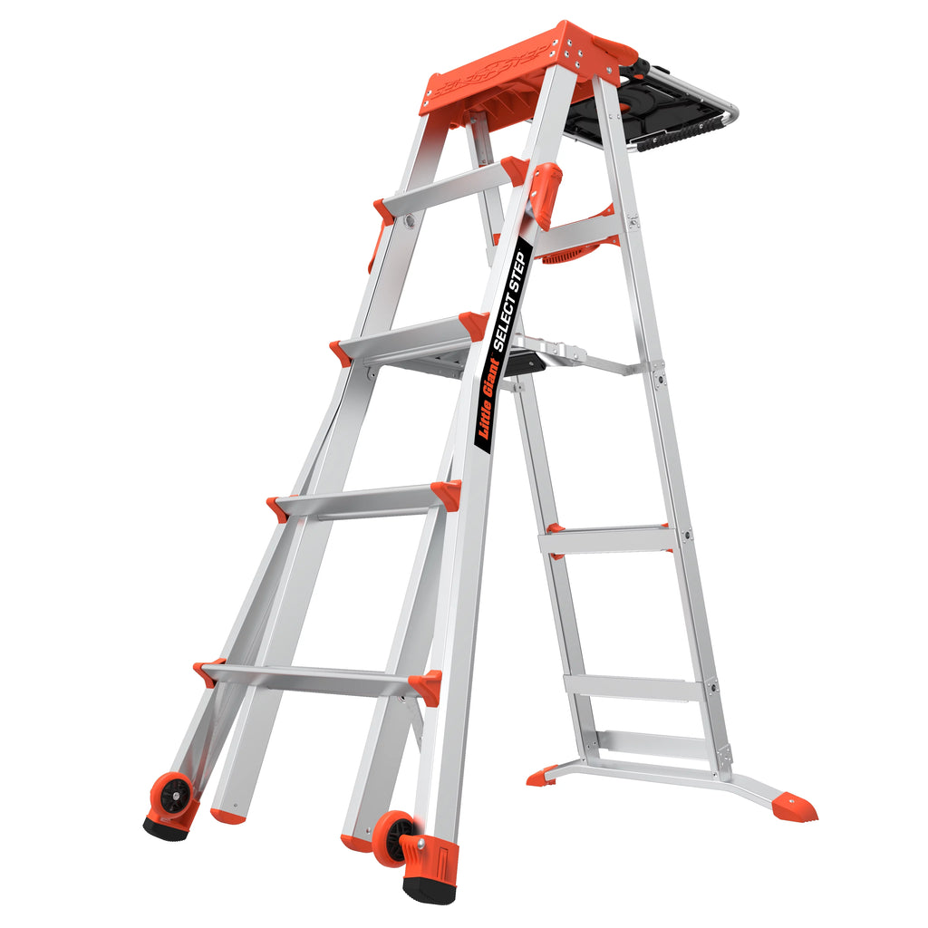 Aluminum Adjustable Stepladder T727520