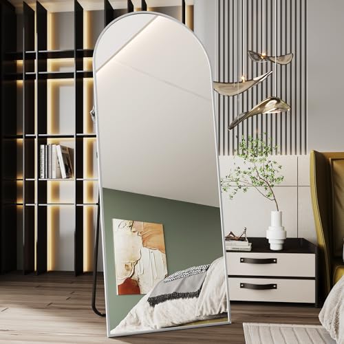 Black Arched Full Length Mirror R806385