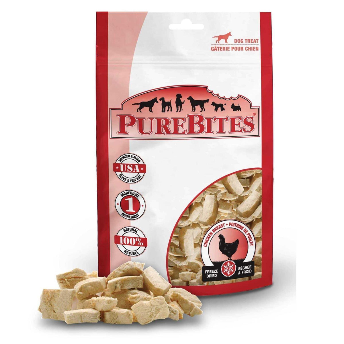 Chicken Breast Freeze Dried Dog Treats W28072