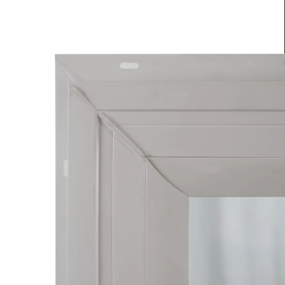 Transom Window 30" x 10" with Grids Vinyl Low-E Glass C7888