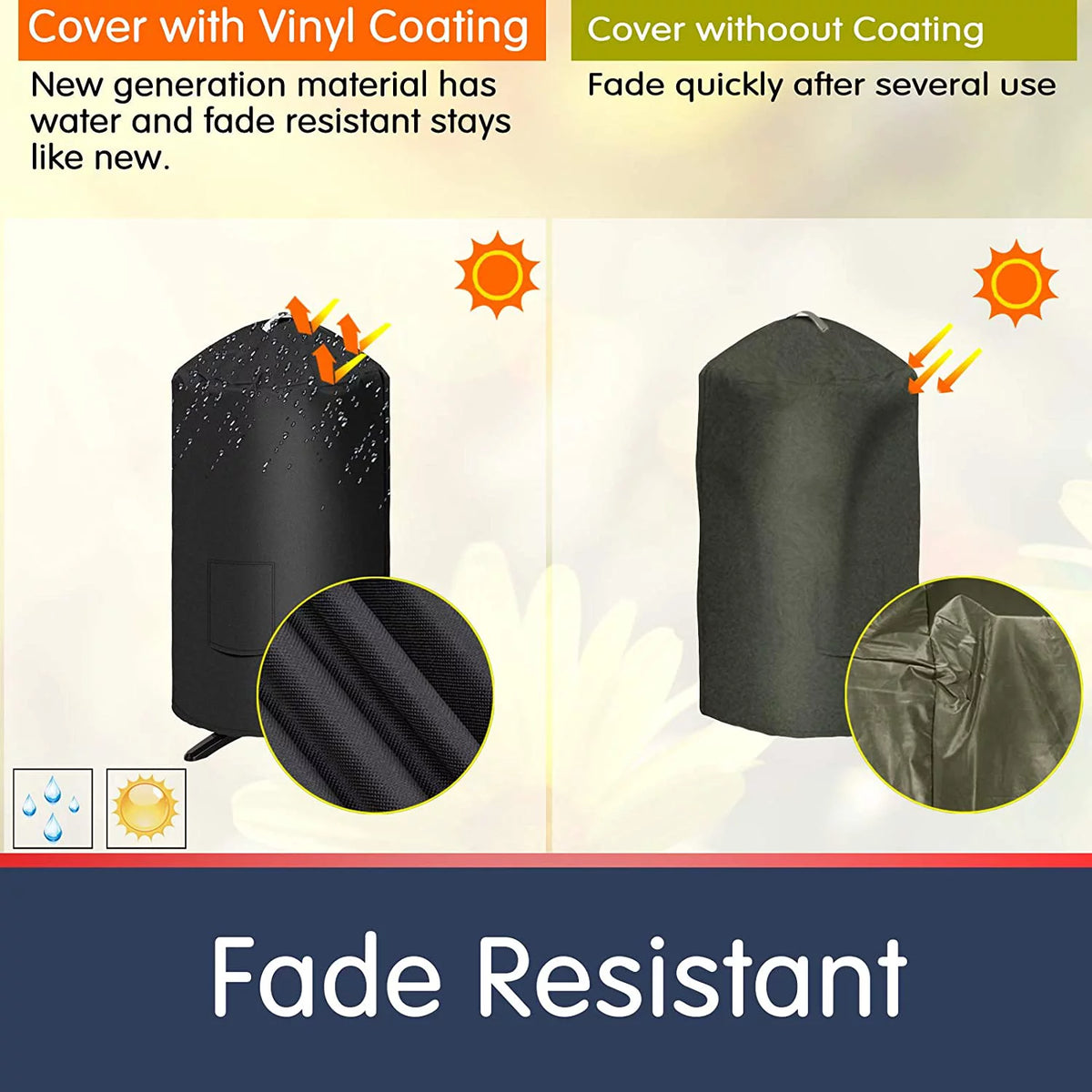 Round Electric Grill Cover F272930