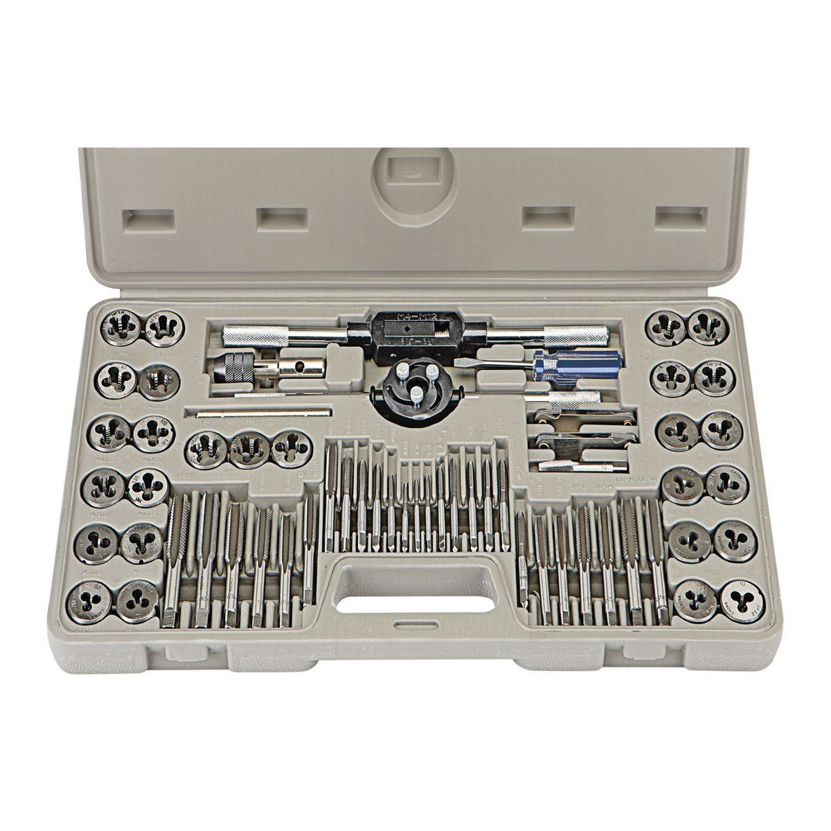 SAE and Metric Tap and Die Set, 60 Piece G756427