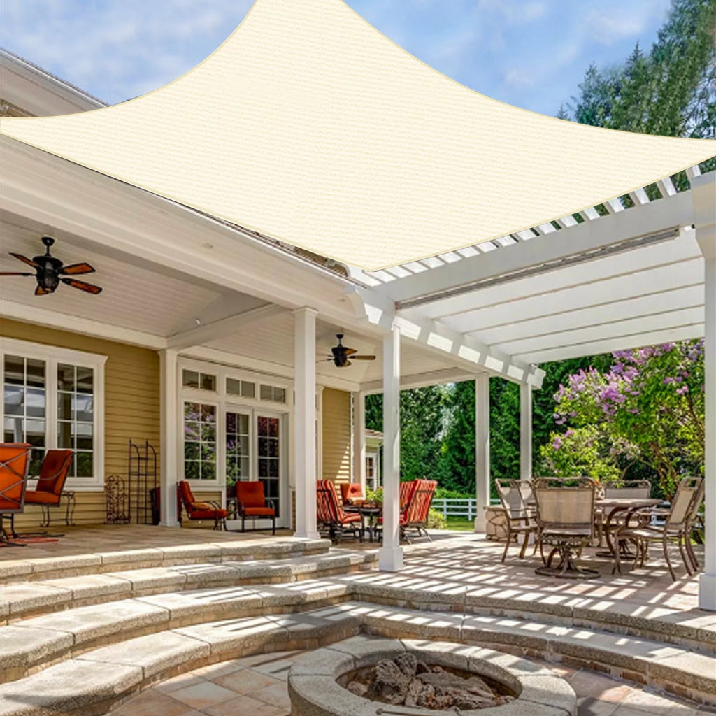 12' x 12' x 12' Sand Triangle Sun Shade Sail UV Block Awning Q199