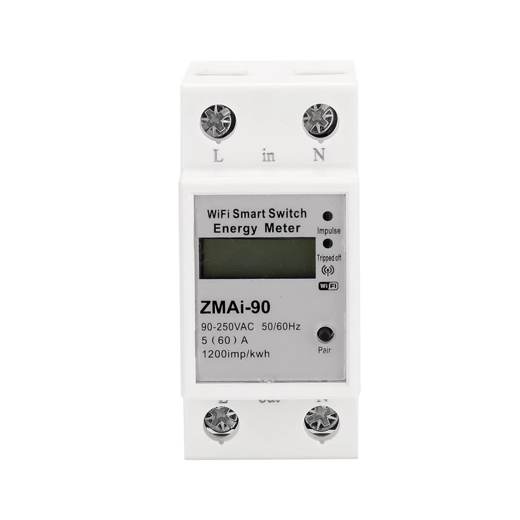 Single-Phase Din Rail Wifi Energy Meter H8272