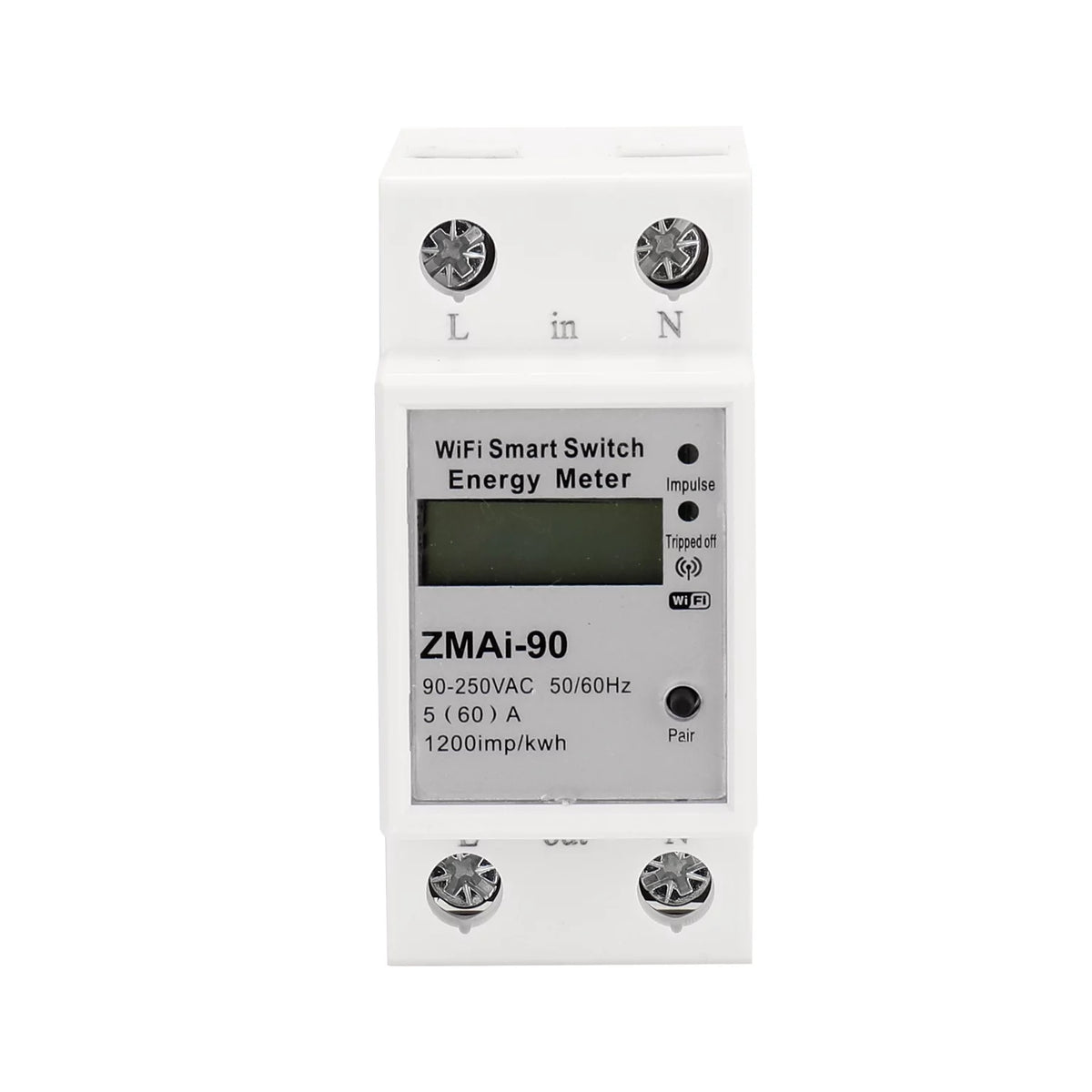 Single-Phase Din Rail Wifi Energy Meter H8272