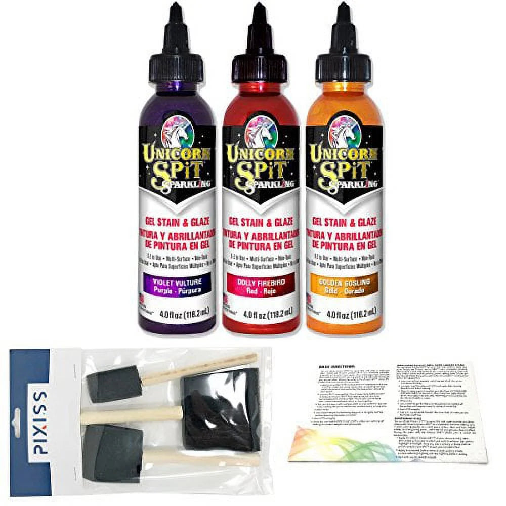 4oz 3-Pack With Foam Brushes Q2387