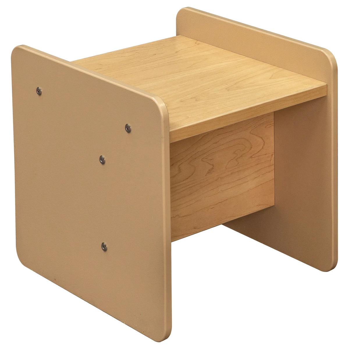Wood 2-in-1 Activity Cube Chair Set of 2 J578308